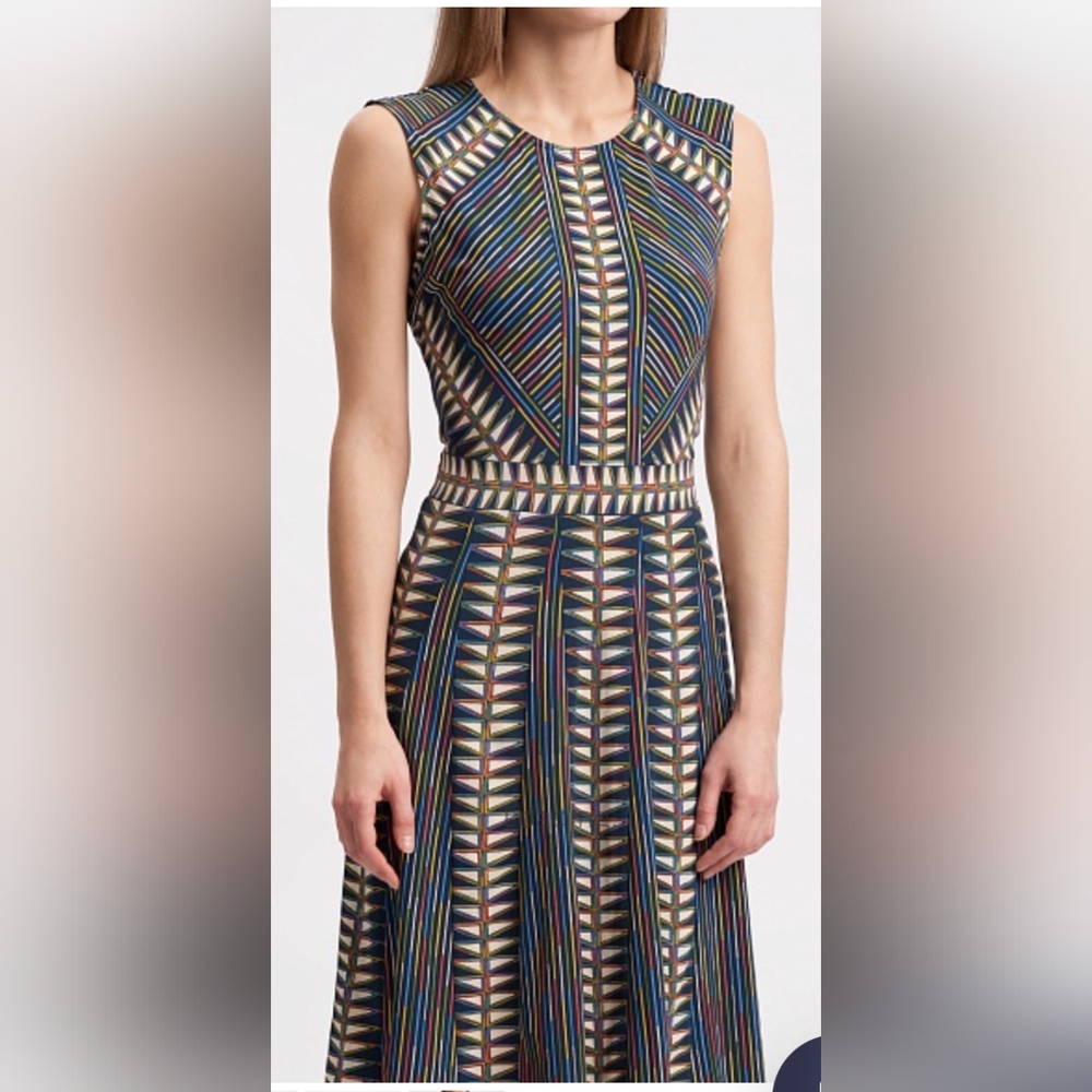 BCBG Maxazria Rosalya Multicolor Striped Dress XS NWT.